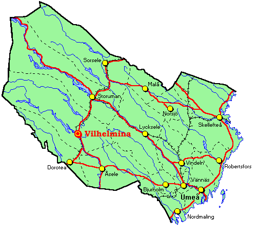 Västerbottenskarta
